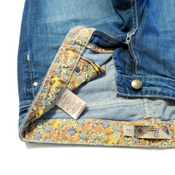 Paige VENICE SKINNY STRETCH Crop Capri Jeans 28 25 - Picture 6 of 8